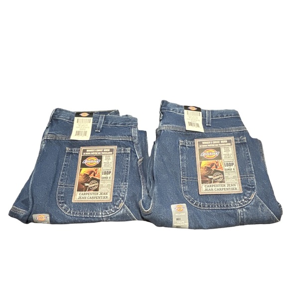 DICKIES 2007 men's relaxed fit carpenter jeans, dual tool pocket. 36 x 32. BNWT. - Picture 7 of 7